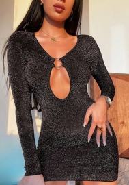 2021 Styles Women Fashion Fall & Winter INS Styles Fashion Long Sleeve Mini Dress