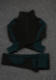 (Real Image)2021 Styles Women Fashion Fall & Winter INS Styles Fashion Two Pieces Set Yoga Tracksuit Suit