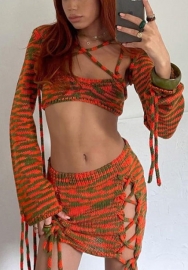 2021 Styles Women Fashion Fall & Winter INS Styles Fashion Threeo Pieces Set Dress