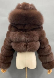 (Real Image)2021 Styles Women Fashion Fall & Winter INS Styles Fur Coats