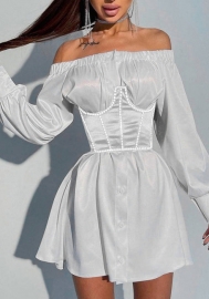 (Real Image)2021 Styles Women Fashion Fall & Winter INS Styles Long Sleeve Mini Dress