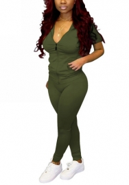 2021 Styles Women Fashion Fall & Winter INS Styles Short Sleeve Tops + Long Pants Two Piece Set