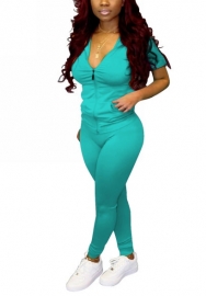 2021 Styles Women Fashion Fall & Winter INS Styles Short Sleeve Tops + Long Pants Two Piece Set