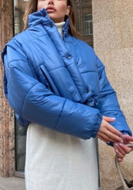 (Removable Sleeves)(Real Image)2022 Styles Women Fashion Spring INS Styles Long Sleeve Front Button Coat