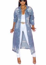 (Real Image)2022 Styles Women Fashion Spring INS Styles Jeans Long Coats