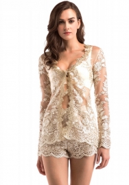 (Real Image)2022 Styles Women Fashion Spring INS Styles Sequin Short Two Piece Suit