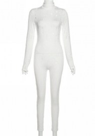 (Real Image)2022 Styles Women Fashion Spring INS Styles Hollow Two Piece Suit