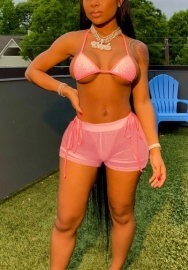 (Real Image)2022 Styles Women Fashion Summer INS Styles Three Pieces Set