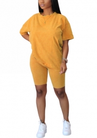 (Real Image)2022 Styles Women Fashion Summer INS Styles Short Two Pieces Set