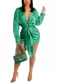 2022 Styles Women Fashion Spring INS Styles Long Sleeve Mini Dress
