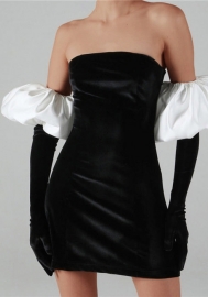 (Real Image)2022 Styles Women Fashion Spring INS Styles Long Sleeve Mini Dress