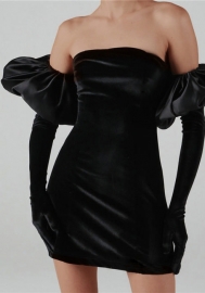 (Real Image)2022 Styles Women Fashion Spring INS Styles Long Sleeve Mini Dress