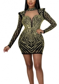 2022 Styles Women Fashion Spring INS Styles Sequins Mini Dress