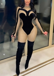 (Real Image)2022 Styles Women Fashion Spring INS Styles Contrast Color Jumpsuit