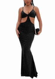 (Real Image)2022 Styles Women Fashion Spring INS Styles Sequins Maxi Dress