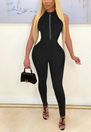 (Real Image)2022 Styles Women Fashion Spring INS Styles Front Zipper Jumpsuit