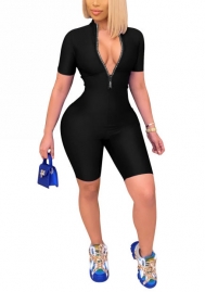 (Real Image)2022 Styles Women Fashion Spring INS Styles Front Zipper Jumpsuit