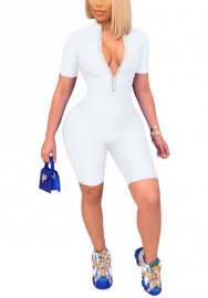 (Real Image)2022 Styles Women Fashion Spring INS Styles Front Zipper Jumpsuit
