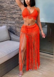 (Real Image)2022 Styles Women Fashion Spring INS Styles Sweater Maxi Dress