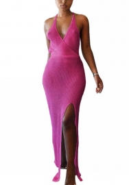 (Real Image)2022 Styles Women Fashion Spring INS Styles Sweater Maxi Dress