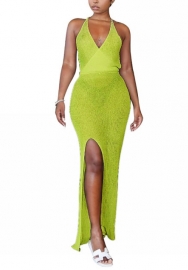 (Real Image)2022 Styles Women Fashion Spring INS Styles Sweater Maxi Dress