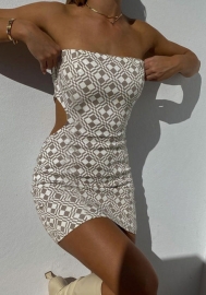 (Real Image)2022 Styles Women Fashion Spring INS Styles Tube Summer Mini Dress