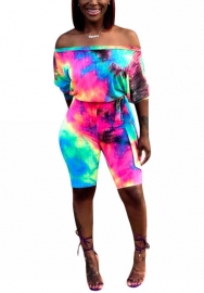 (Real Image)2022 Styles Women Fashion Spring INS Styles Print Jumpsuit