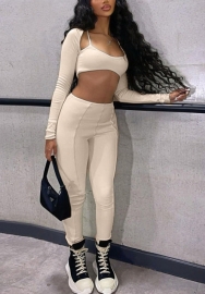 2022 Styles Women Fashion Spring INS Styles  Solid Color Two Piece Suit