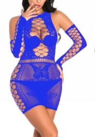 (Real Image)2022 Styles Women Spring INS Styles Sexy Lace Hollow Mini Dress