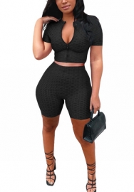 2022 Styles Women Fashion Summer INS Styles Solid Color Short Two Pieces Suit