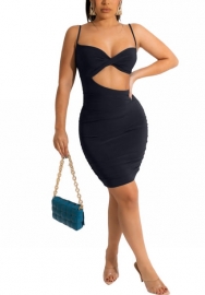 2022 Styles Women Fashion Summer INS Styles Cut Out Mini Dress