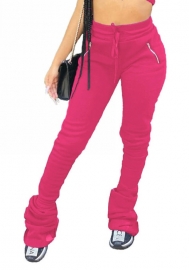 2022 Styles Women Fashion Summer INS Styles Solid Color Bottom Ruffle Long Pants