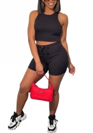 2022 Styles Women Fashion Summer INS Styles Solid Color Short Two Pieces Suit