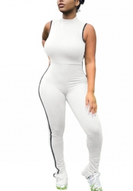 2022 Styles Women Fashion Summer INS Styles Solid Color Sleeveless Jumpsuit