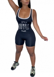 2022 Styles Women Fashion Summer INS Styles Print Strap Jumpsuit Romper