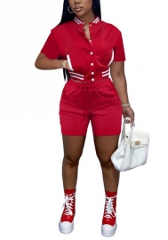 2022 Styles Women Fashion Summer INS Styles Solid Color Short Two Pieces Suit