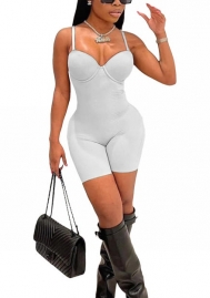 2022 Styles Women Fashion Summer INS Styles Solid Color Strap Jumpsuit Romper