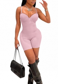 2022 Styles Women Fashion Summer INS Styles Solid Color Strap Jumpsuit Romper