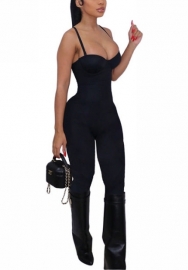 2022 Styles Women Fashion Summer INS Styles Solid Color Strap Jumpsuit