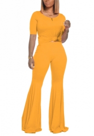 2022 Styles Women Fashion Summer INS Styles Solid Color Two Piece Suit