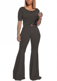 2022 Styles Women Fashion Summer INS Styles Solid Color Two Piece Suit