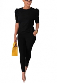 2022 Styles Women Fashion Summer INS Styles Solid Color Two Pieces Suit