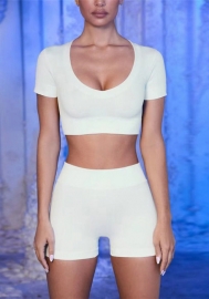 2022 Styles Women Fashion Summer INS Styles Solid Color Tank Tops + Short Pants Tracksuit  Suit