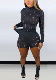 2022 Styles Women Fashion Summer INS Styles Hollow Two Piece Suit