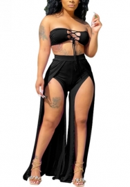 (Real Image)2022 Styles Women Sexy INS Styles Solid Color Two Piece Suit