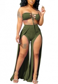 (Real Image)2022 Styles Women Sexy INS Styles Solid Color Two Piece Suit