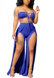 (Real Image)2022 Styles Women Sexy INS Styles Solid Color Two Piece Suit