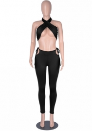 (Real Image)2022 Styles Women Sexy INS Styles Solid Color Two Piece Suit