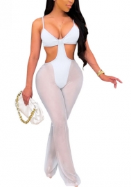 (Real Image)2022 Styles Women Sexy INS Styles Mesh Strap Jumpsuit