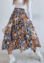 (Only Bottom)(Real Image)2022 Styles Women Sexy INS Styles Floral Bohemian Skirts